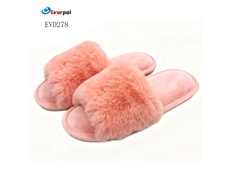Quamquam Fur Indoor House cubiculo Slipper pro Women